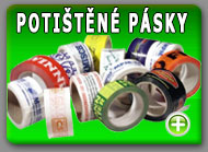 potištěné pásky